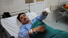 Nạn nhân bị mất bọc tiền 230 triệu trong vụ xe khách tông xe bồn?