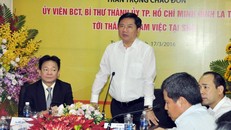 Bí thư Thành ủy TP.HCM Đinh La Thăng đặt hàng bầu Hiển