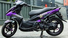Ngắm nhìn chiếc Nouvo 2012 độ sắc tím độc nhất Việt Nam