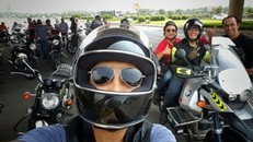 MC Tuấn Anh cùng bạn bè đưa tiễn Trần Lập bằng dàn motor