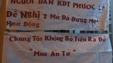 'Án tử' treo trên đầu 1.000 người dân