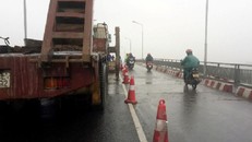 Xe máy và người đi bộ đã được lưu thông qua cầu An Thái