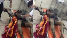 Bố mẹ như ngọn đuốc sống trong phòng, con ú ớ kêu cứu