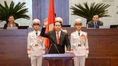 Tân Chủ tịch nước Trần Đại Quang tuyên thệ nhậm chức