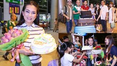 Fan nồng nhiệt đón Mạnh Quỳnh, Hương Thủy về nước làm liveshow