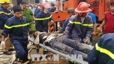 Thừa Thiên-Huế: Sập giàn giáo, 7 công nhân nhập viện