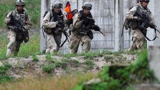 Lực lượng Mỹ tại Hàn Quốc trong một cuộc diễn tập. Ảnh: The Hills Times