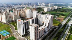 Bãi sình lầy Thủ Thiêm đang dần thành hình là khu đô thị mới hiện đại. Ảnh: Lê Quân/Zing.vn