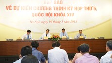 Quang cảnh họp báo. Ảnh: VGP/Nhật Bắc