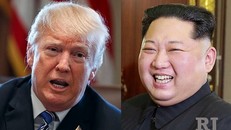 Tổng thống Mỹ Donald Trump (trái) và nhà lãnh đạo Triều Tiên Kim Jong-un. Ảnh: RJ
