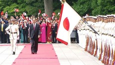 Lễ đón Chủ tịch nước Trần Đại Quang thăm cấp Nhà nước Nhật Bản