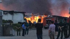 Phú Thọ: Cháy dữ dội ở khu công nghiệp Thụy Vân