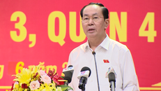 Chủ tịch nước Trần Đại Quang tiếp xúc cử tri TP. HCM