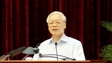 Tổng Bí thư Nguyễn Phú Trọng phát biểu chỉ đạo Hội nghị. Ảnh: VGP/Nguyễn Hoàng