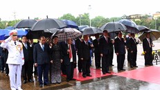 Lãnh đạo Đảng, Nhà nước dâng hương tưởng niệm các Anh hùng liệt sĩ