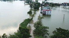 Hà Nội nguy cơ ngập lụt do mưa lớn trong những ngày tới (Ảnh: Mạnh Thắng)