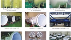 Các sản phẩm fluoropolymer của Công ty Foosung Precision Industry. Ảnh: Yonhap