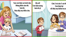Bộ ảnh giúp cha mẹ dạy con đúng cách