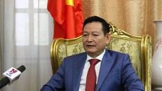 Đại sứ Trần Thành Công. Ảnh: Ảnh: Việt Khoa/PV TTXVN tại Ai Cập