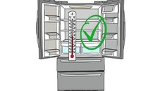 Theo Livestrong, không nên để nhiệt độ tủ lạnh quá ấm bởi trên 4 độ C là môi trường cho vi khuẩn phát triển. Nên giữ một nhiệt kế riêng trong tủ lạnh để kiểm tra an toàn, nhất là tủ lạnh không có màn hình hiển thị nhiệt độ kỹ thuật số.