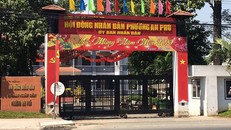 Trụ sở UBND phường An Phú, nơi nghi can để lại túi xách nhờ tìm người trả. Ảnh: Nguyệt Triều.