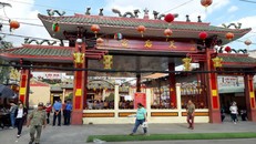 Chùa Bà Thiên Hậu, nơi diễn ra Lễ hội rằm tháng Giêng tại TP.Thủ Dầu Một, Bình Dương