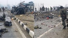 Hiện trường vụ tấn công ở Jammu và Kashmir . (Nguồn: thedailystar.net)