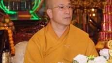 Đại đức Thích Trúc Thái Minh, trụ trì chùa Ba Vàng. Ảnh: Viết Tuân