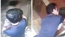 Nguyễn Hữu Linh trước đó đã thừa nhận ôm hôn bé gái hai lần trong tháng máy. Ảnh: Cắt từ clip