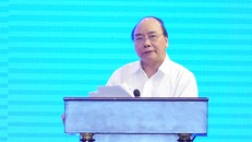 Thủ tướng Nguyễn Xuân Phúc phát biểu tại Hội nghị - Ảnh: VGP/Quang Hiếu