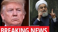 Tổng thống Mỹ Trump và Tổng thống Iran Rouhani.
