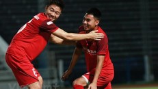 Các cầu thủ Việt Nam ở buổi tập cuối trước trận gặp Thái Lan. (Ảnh: Nguyên An/Vietnam+)