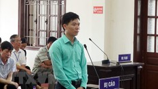 Bị cáo Hoàng Công Lương tại tòa. (Ảnh: Thanh Hải/TTXVN)