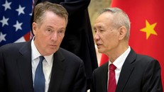 Phái đoàn Mỹ-Trung đàm phán tại Thượng Hải. Ảnh: AP