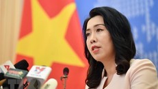 Người phát ngôn Bộ Ngoại giao Lê Thị Thu Hằng. (Ảnh: Lâm Khánh/TTXVN)