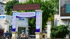 Bệnh viện Thanh Nhàn. (Ảnh: Vi Diệu/Vietnam+)