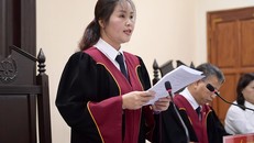 Thẩm phán - Chủ tọa Vương Thị Thu Hà, Phó Chánh án TAND tỉnh Hà Giang.