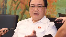 Bí thư Thành uỷ Hà Nội Hoàng Trung Hải chia sẻ xung quanh vụ việc nguồn nước sinh hoạt bị ô nhiễm. Ảnh: PV.