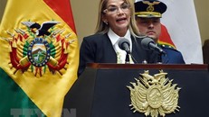 Tổng thống lâm thời Bolivia Jeanine Áñez. (Nguồn: AFP/TTXVN)