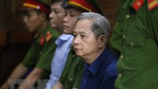 Bị cáo Nguyễn Hữu Tín, nguyên Phó Chủ tịch UBND Thành phố Hồ Chí Minh. (Ảnh: Thành Chung/TTXVN)