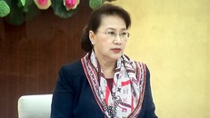 Chủ tịch Quốc hội Nguyễn Thị Kim Ngân phát biểu khai mạc Phiên họp. Ảnh: VGP/Nguyễn Hoàng