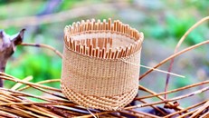 Sản phẩm đan lát của người Cơ Tu sẽ có mặt tại triển lãm. Ảnh: BTC cung cấp.