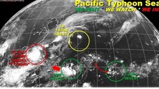 Bão số 8 giảm xuống cấp 11, áp thấp mới xuất hiện, nguy cơ thành bão số 9