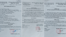 Ông Nhanh nhận được 5 văn bản từ công an, gồm: Thông báo kết quả nguồn tin tố giác tội phạm, Quyết Định khởi tố bị can, Quyết Định phê chuẩn Quyết định khởi tố bị can và 2 văn bản khác nội dung cấm đi khỏi nơi cư trú và cấm xuất nhập cảnh... 