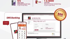 Agribank triển khai chương trình khuyến mại “Đăng ký E-Bank – rinh nhanh quà tặng”.