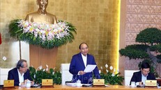 Thủ tướng Nguyễn Xuân Phúc phát biểu. Ảnh: Thống Nhất/TTXVN