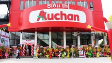Hình ảnh khai trương một siêu thị Auchan tại Việt Nam. Ảnh: Auchan.