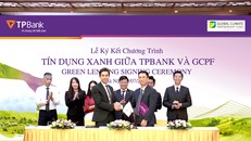 TPBank đã thực hiện ký kết hợp đồng dài hạn khoản vay tín dụng xanh trị giá 20 triệu USD trong vòng 3 năm từ Quỹ hợp tác khí hậu toàn cầu - The Global Climate Partnership Fund (GCPF) vào ngày 29/7 vừa qua