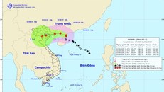 Vị trí và đường đi của bão số 3. Ảnh: nchmf.gov.vn