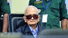 Cựu lãnh đạo Khmer Đỏ Nuon Chea. (Ảnh: AFP/TTXVN)
